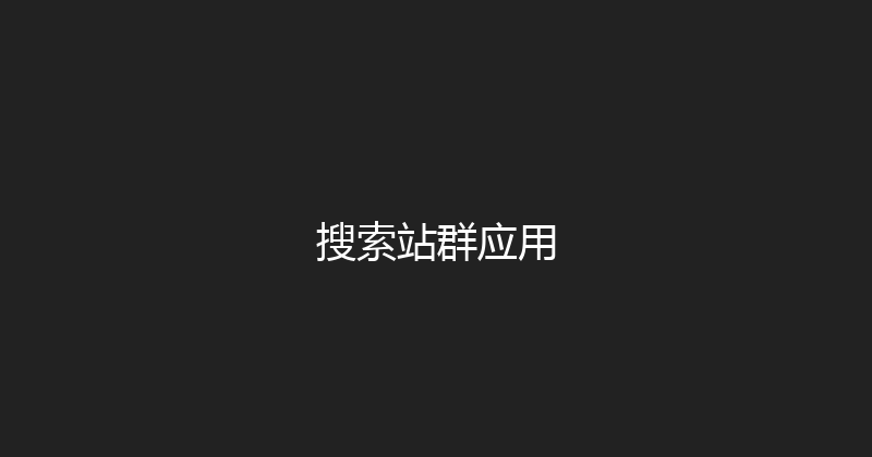 搜索站群应用 封面图